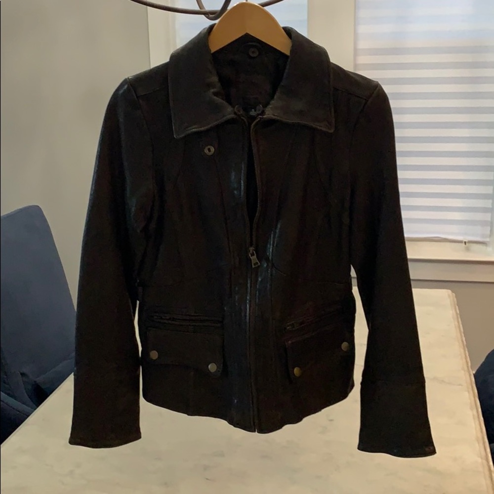 LEATHER JACKET Banana Republic Collection